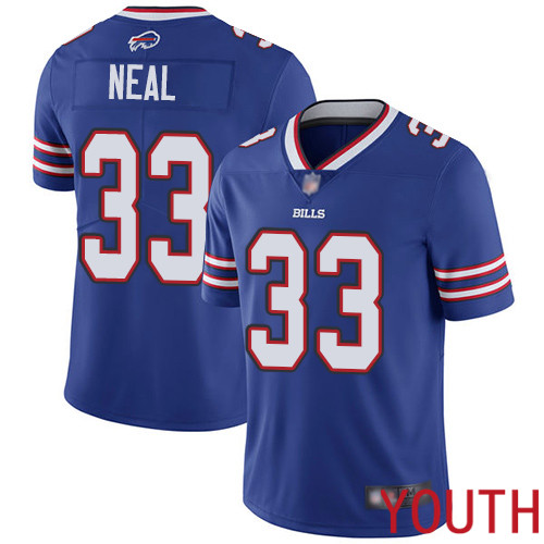 Youth Buffalo Bills 33 Siran Neal Royal Blue Team Color Vapor Untouchable Limited Player NFL Jersey